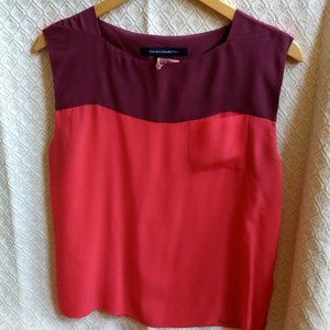 French Connection Silk Sleeveless Top